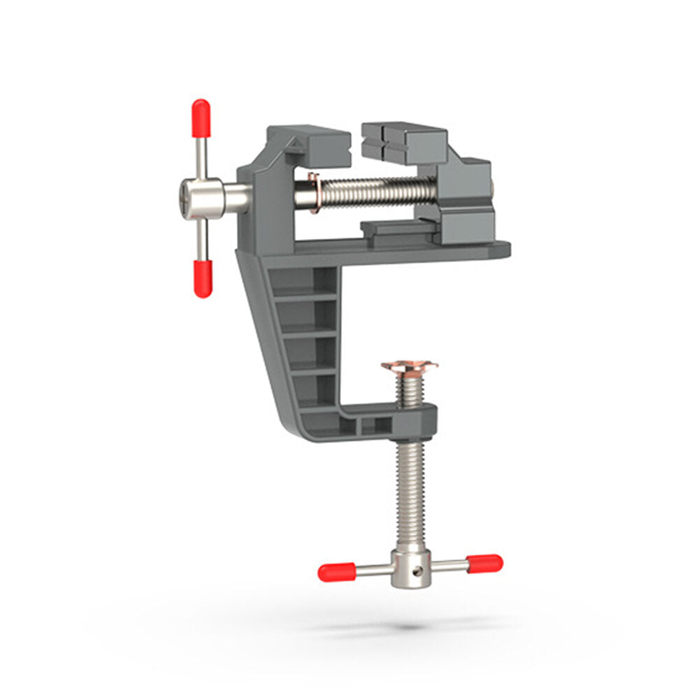 Mini Bench Clamp - Durable Plastic & Aluminum Alloy, Lightweight, Adjustable, Easy to Use for DIY Woodwork & Cabinetry