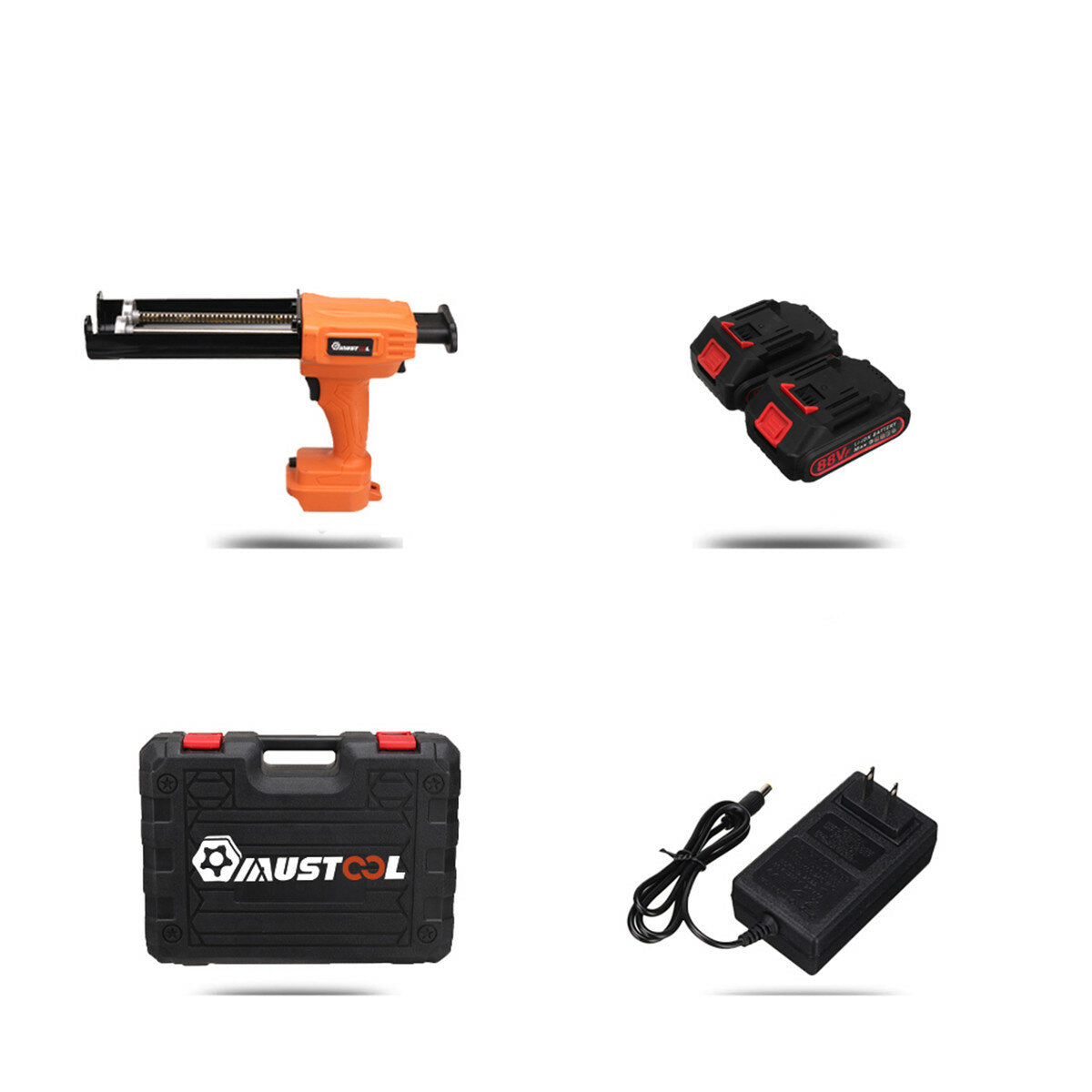 88VF 12000N Cordless Electric Glue Gun Sealing Gaps Gluing Machine with/without Battery