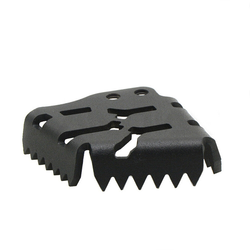 Modified Brake Lever Foot Plate Motorcycle Retrofitted With Brake Pedal