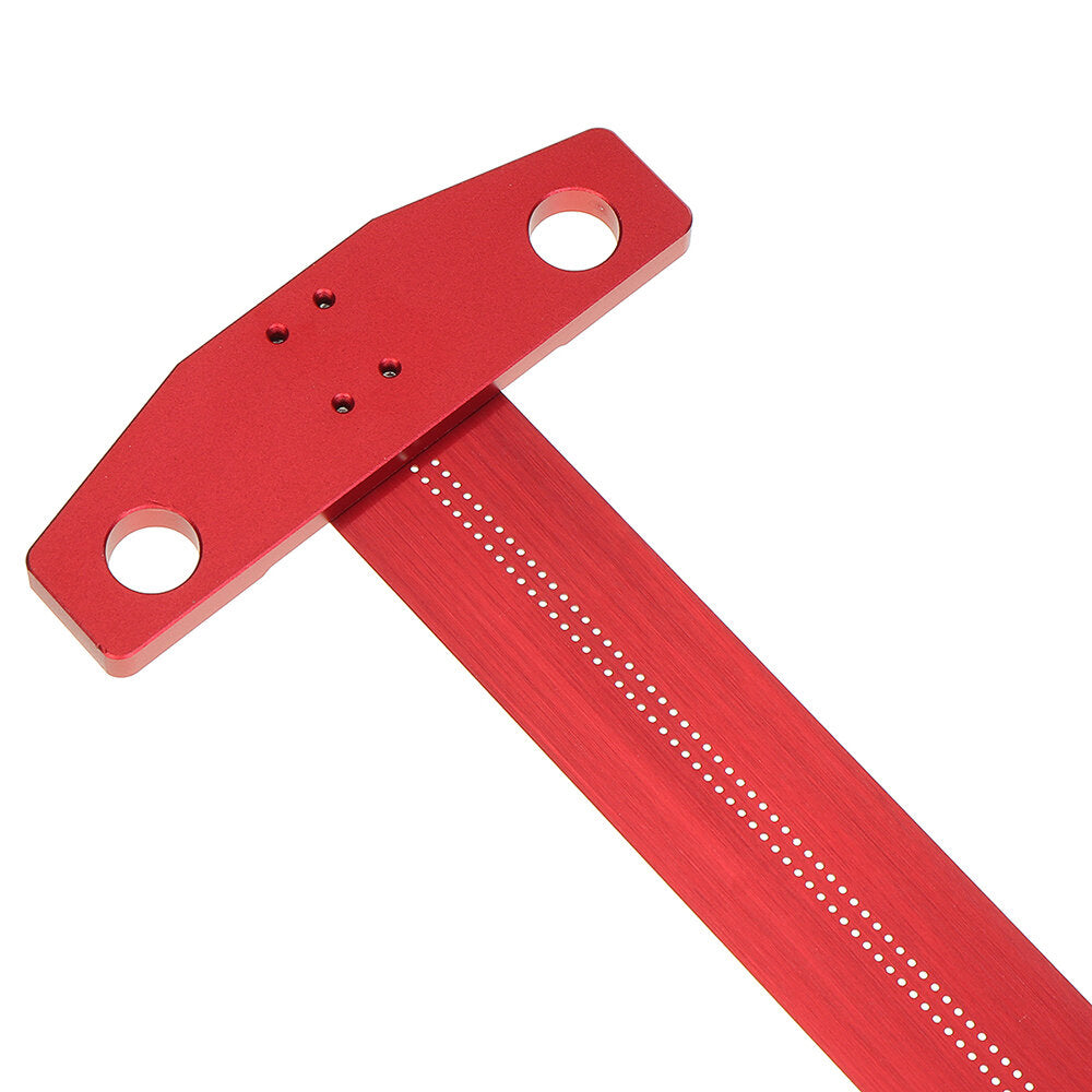 16/24 Inch Woodworking Line Drawing T Ruler Hole Ruler 90 Right Angle Line Drawing Ruler