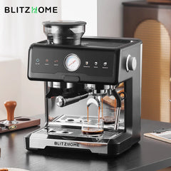 20-Bar 2200W Espresso Machine, Conical Burr Grinder, Dual Boiler & Pump, PID/NTC, Hot & Cold Brew, 58mm Portafilter & Steam Wand