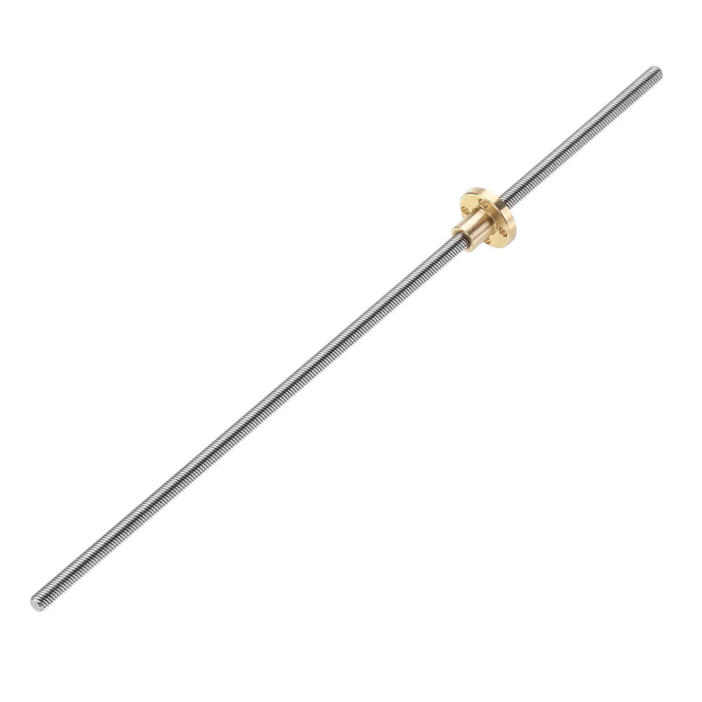 T6 Lead Screw 300mm Length 6mm Thread 1mm Pitch Lead Screw with Copper Nut