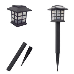 2 Pack Solar LEDLawnLights Pathway Lights Set Outdoor Yard Garden Walkway Landscape Lamp