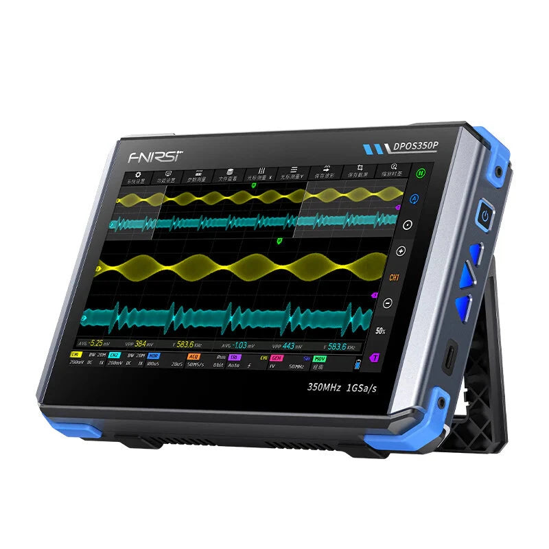 4-IN-1 350MHz 1GSPS Tablet Oscilloscope Signal Generator Spectrum Analyzer Frequency Response Analyzer