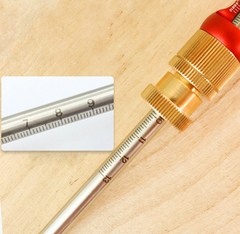 European-Style Parallel Marking Gauge & Depth Measuring Tool - Durable, Micro-Adjustable, Ergonomic Design