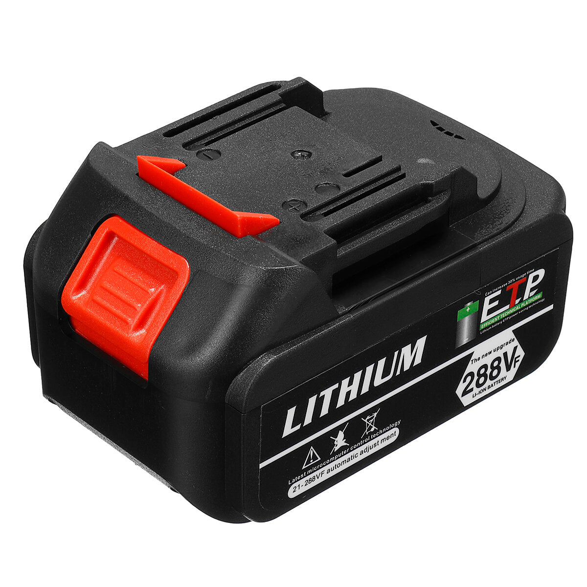 Cordless Electric Reciprocating Saw Variable Speed Metal Wood Cutting Tool W/ None/1/2pcs Battery & 4 Blades