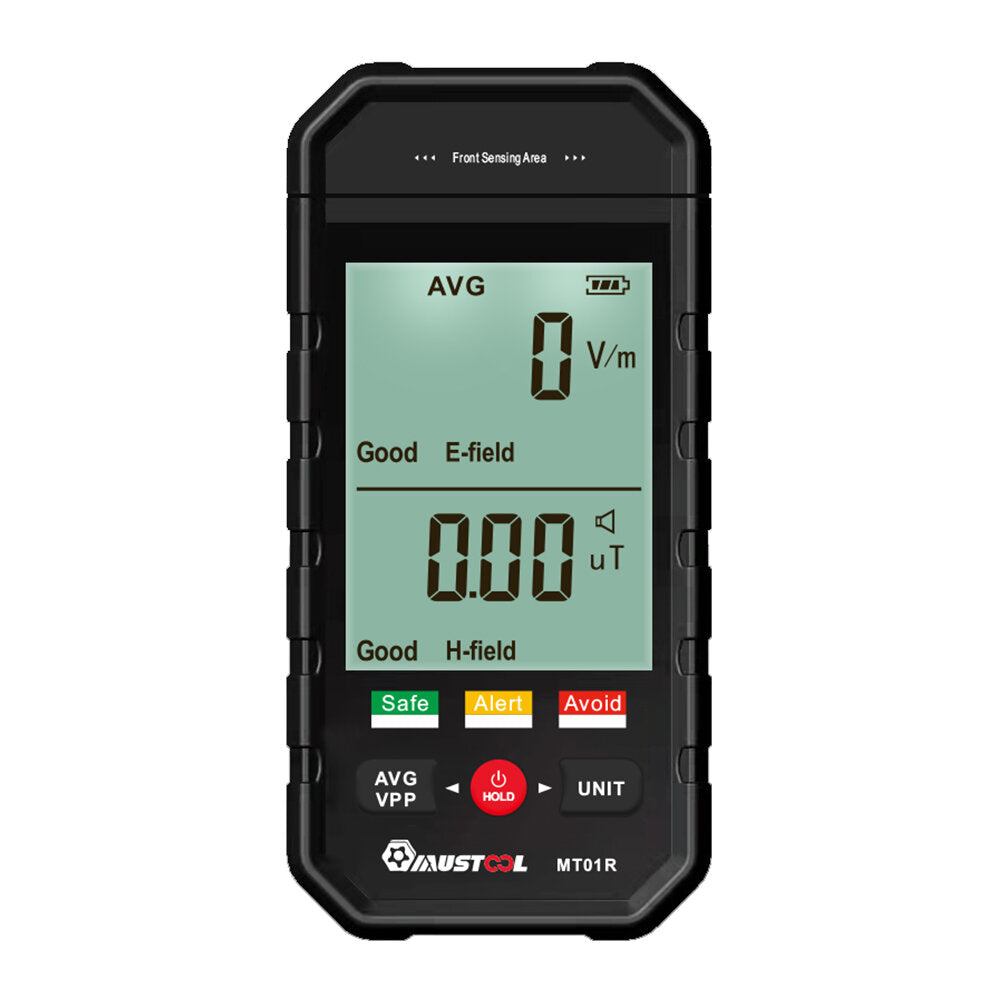 3-inch Electromagnetic Radiation Tester Electric Field & Magnetic Field Detection Radiation Status Rapidly Assess