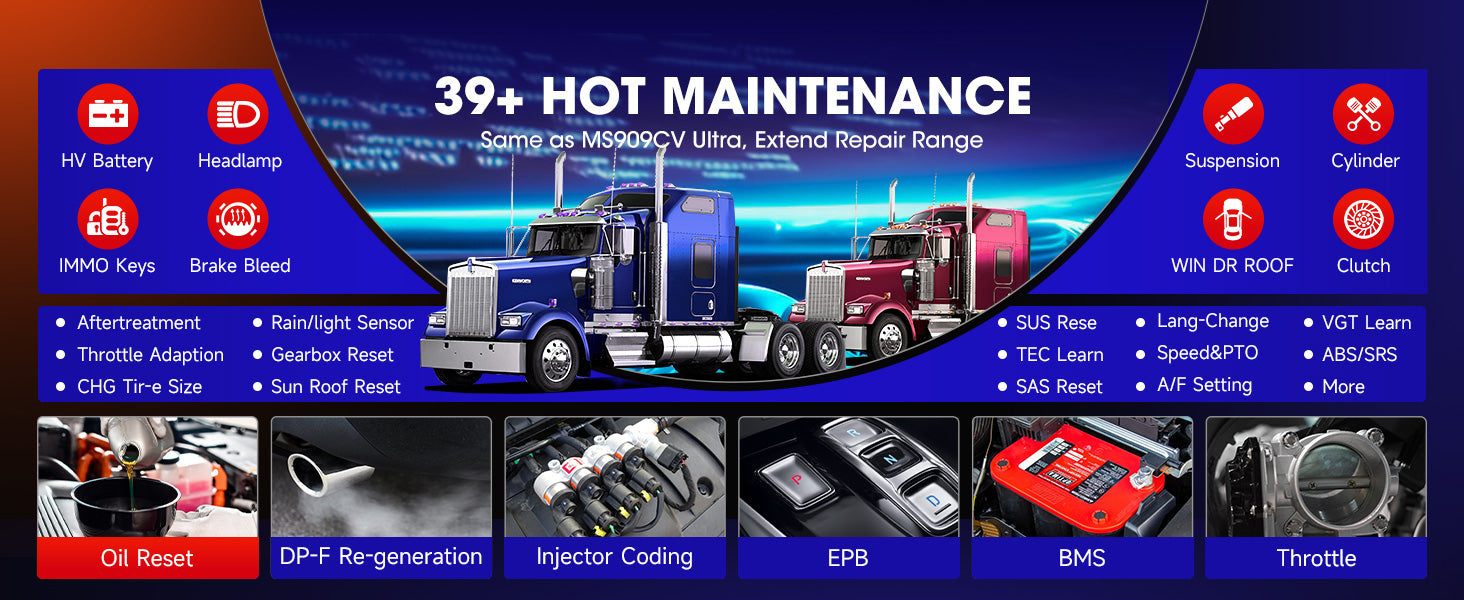 Diagnostic Tool Advanced ECU Coding J2534 ECU Programming Commercial Vehicle Diagnostics 3000+ Active Tests QCOM CPU Android 10 WiFi