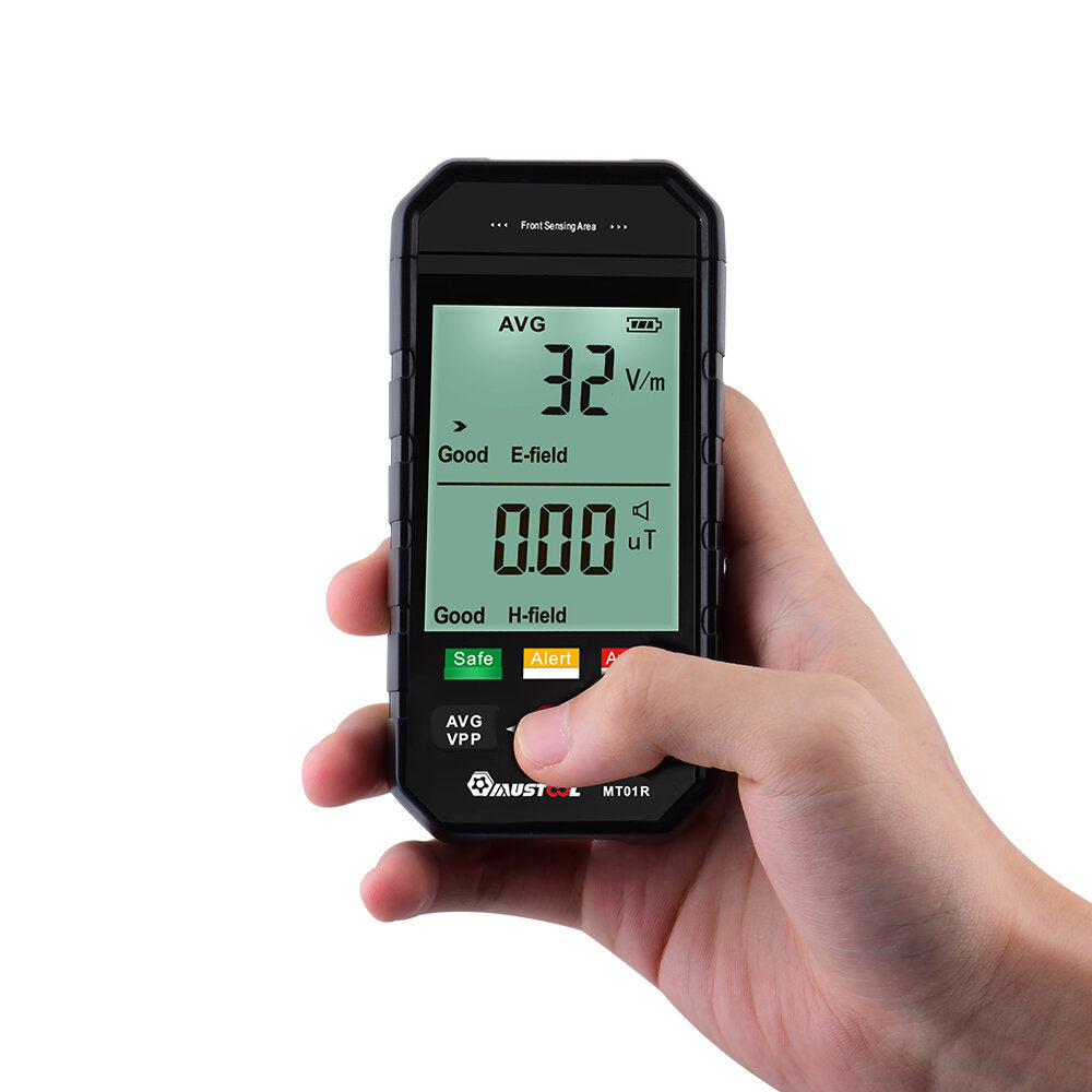 3-inch Electromagnetic Radiation Tester Electric Field & Magnetic Field Detection Radiation Status Rapidly Assess