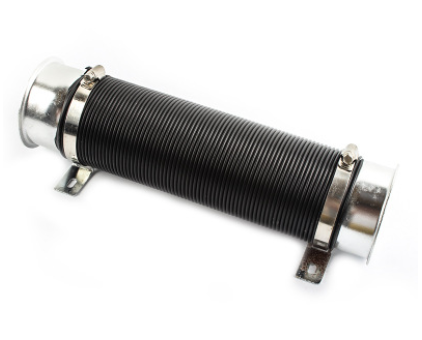 76mm 1M Car Air Intake Cold Pipe Flexible Duct Feed Hose Induction Kit Filter UK