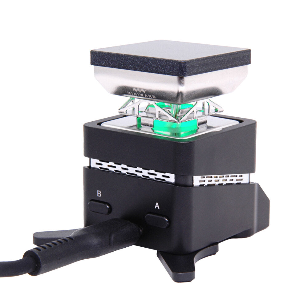 Mini OLED Hot Plate Preheater 60W 350 Soldering Station Preset Temperature with PD Power Supply for PCB SMD Heating