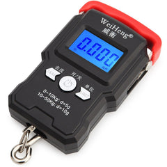 Portable 50Kg/10g LCD Digital Display Backlight Hanging Hook Scale Double Accuracy Fishing Travel Mini Electronic Weighing Express Scale