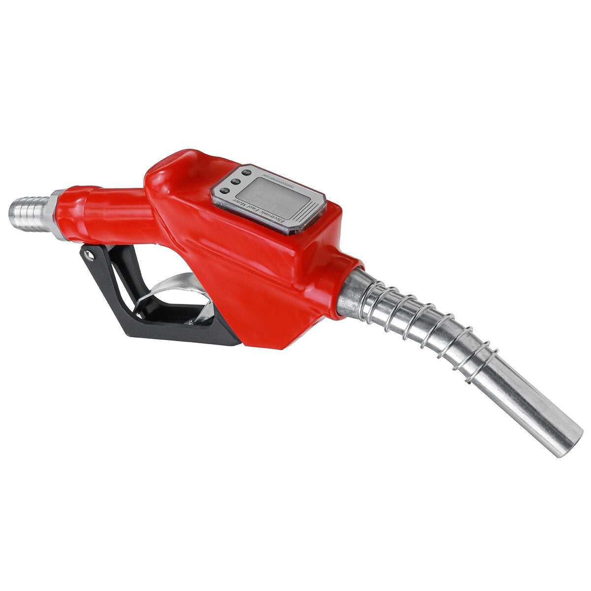 3 Gears LCD Display Gasoline Flow Meter Oil Delivery Guns 1" Nozzle Dispenser