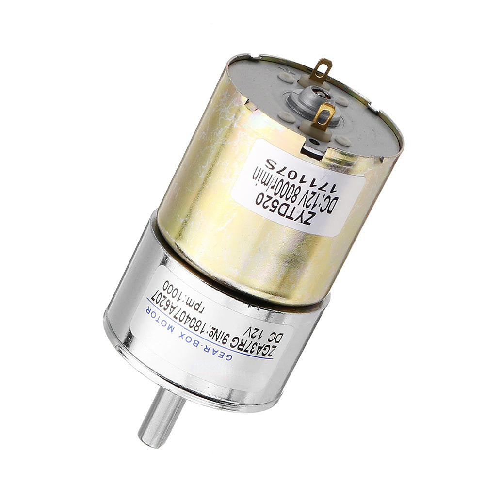 12V 1000RPM Reduction Motor DC Gear Motor