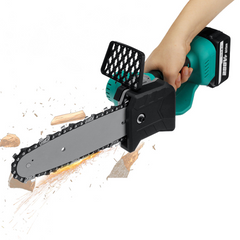 1500W 8In Electric Rechargeable Chain Saw Multifunctional Logging Saw Wireless Saw Pruning Saw