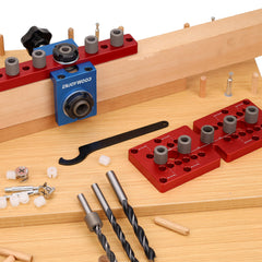 3-in-1 Hole Puncher for Woodworking, Adjustable Clamping, Fast Positioning, Precise Scaling, Versatile DIY Tool