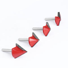 6mm 60-150 Degree Router Bits CNC Engraving V Type Milling Cutter Woodworking Carving Knife Tungsten Carbide Cutting Tool