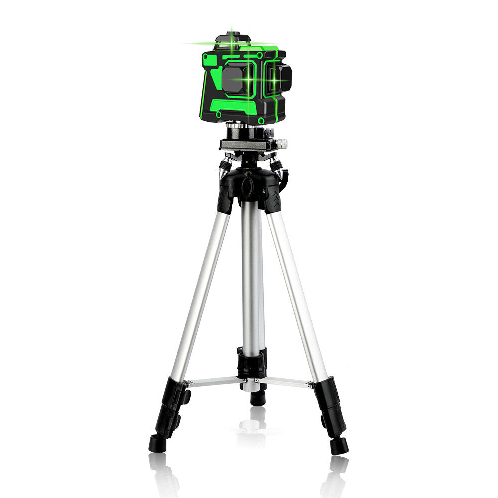 3D 12 Line Green Light Laser Level Digital Self Leveling 360 Rotary Measure