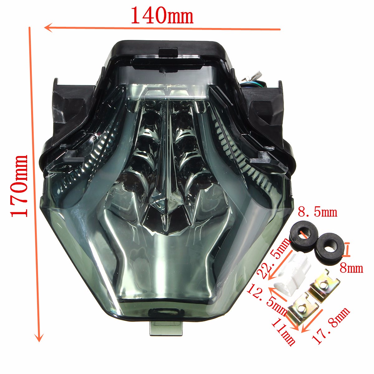Integrated Rear Tail Light Turn Signal For Yamaha YZF R25 R3 MT07 2015-2016