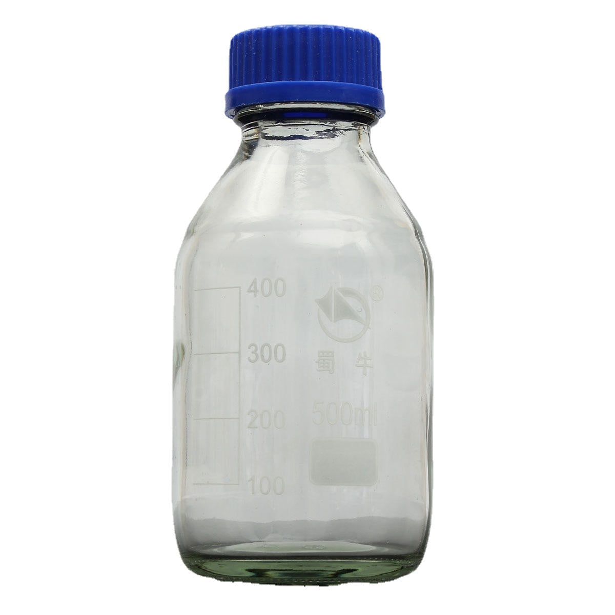 Experiment Glass Reagent Bottles Blue Screw Cap 100ml 250ml 500ml 1000ml