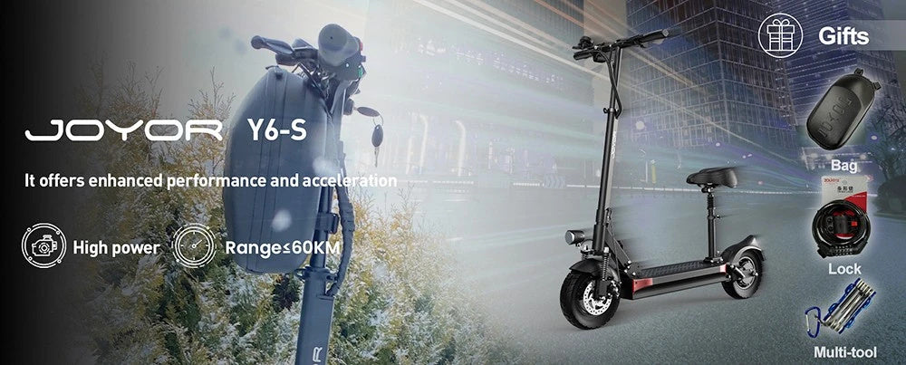 Electric Scooter With Seat 48V 18Ah 500W Recommended Top Speed 25KM/H 10inch Folding Moped Electric Scooter 60KM Mileage Max Load 120Kg