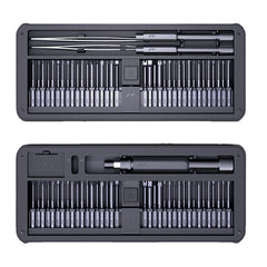 80 In 1 Precision Screwdrivers Multi-used DIY Repair Screw Driver 72PC S2 Bits With 2 Rods