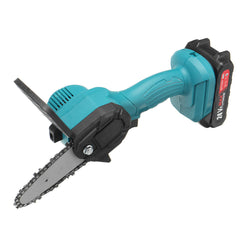 24V 4 Inch One-Hand Electric Chain Saw 800W Handheld Logging Saws Chainsaw Wood Cutting Tool