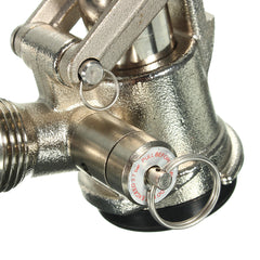 System Chrome Draft Beer Keg Bar Coupler Lever Handle
