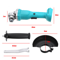 800W 100mm Cordless Brushless Angle Grinder For Makita 18V Battery Electric Grinding Machine