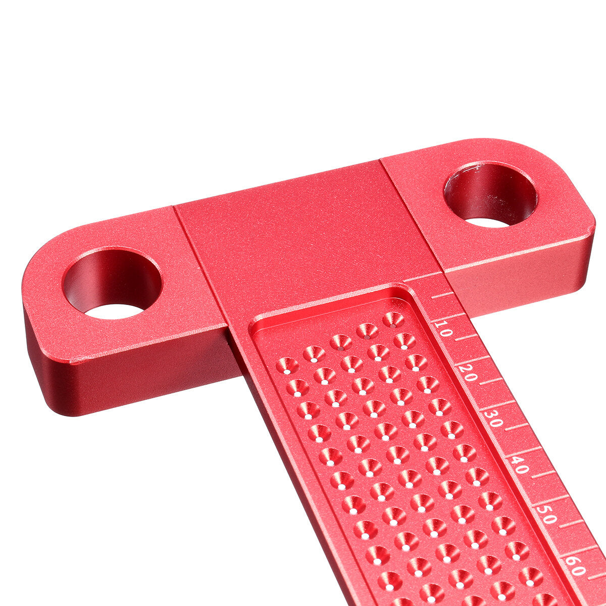 Aluminum Alloy T-160 Ruler, 98x200mm, Multi-Purpose Measuring Tool for 0.5-1mm Refills, Durable & Accurate