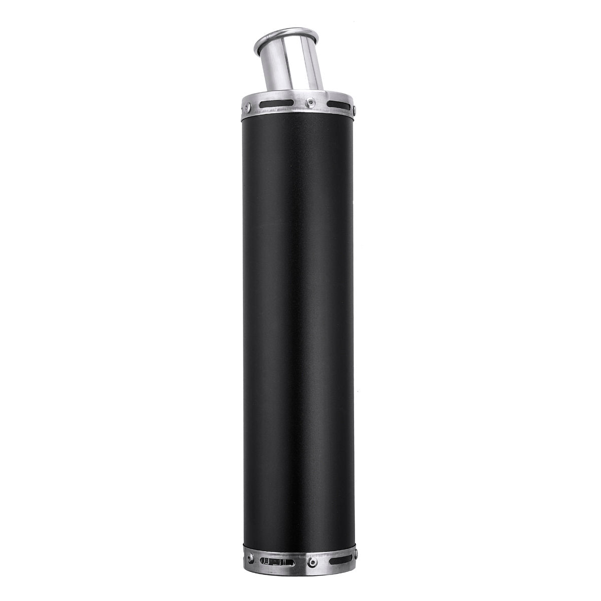 Motorcycle Performance Exhaust Muffler Pipe Scooter For GY6 150cc 125cc Aluminum Blcak