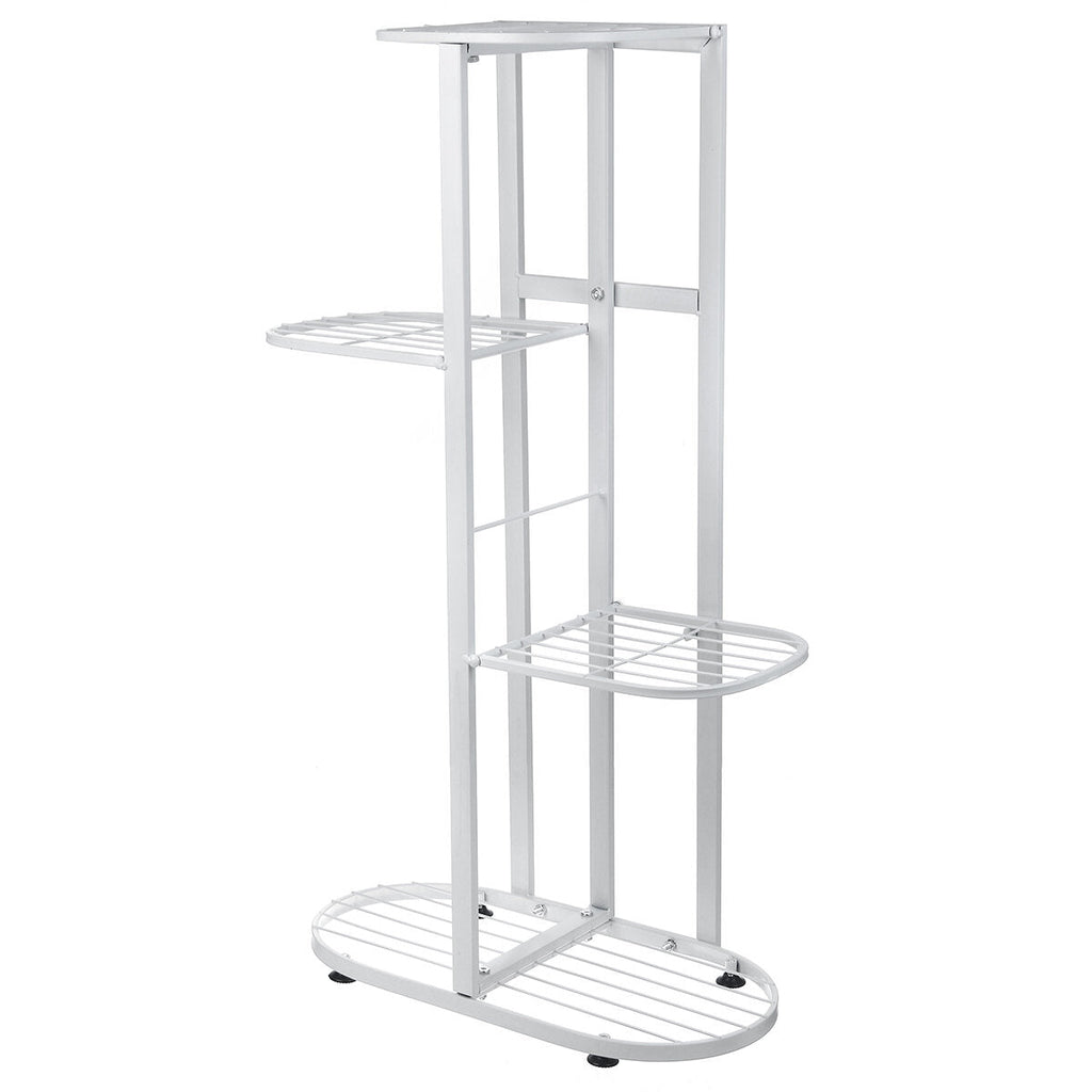 4 Tire Metal Plant Stand Display Shelf Home Garden Ornaments
