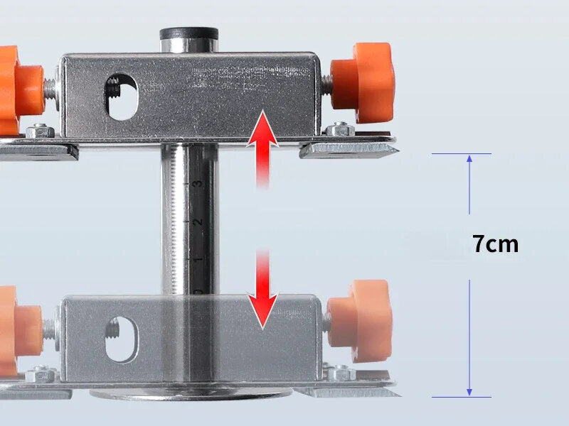 Multi-Functional Woodworking Marking Tool with Adjustable Wall Distance, Precision Marking, and Durable Stainless Steel Construction