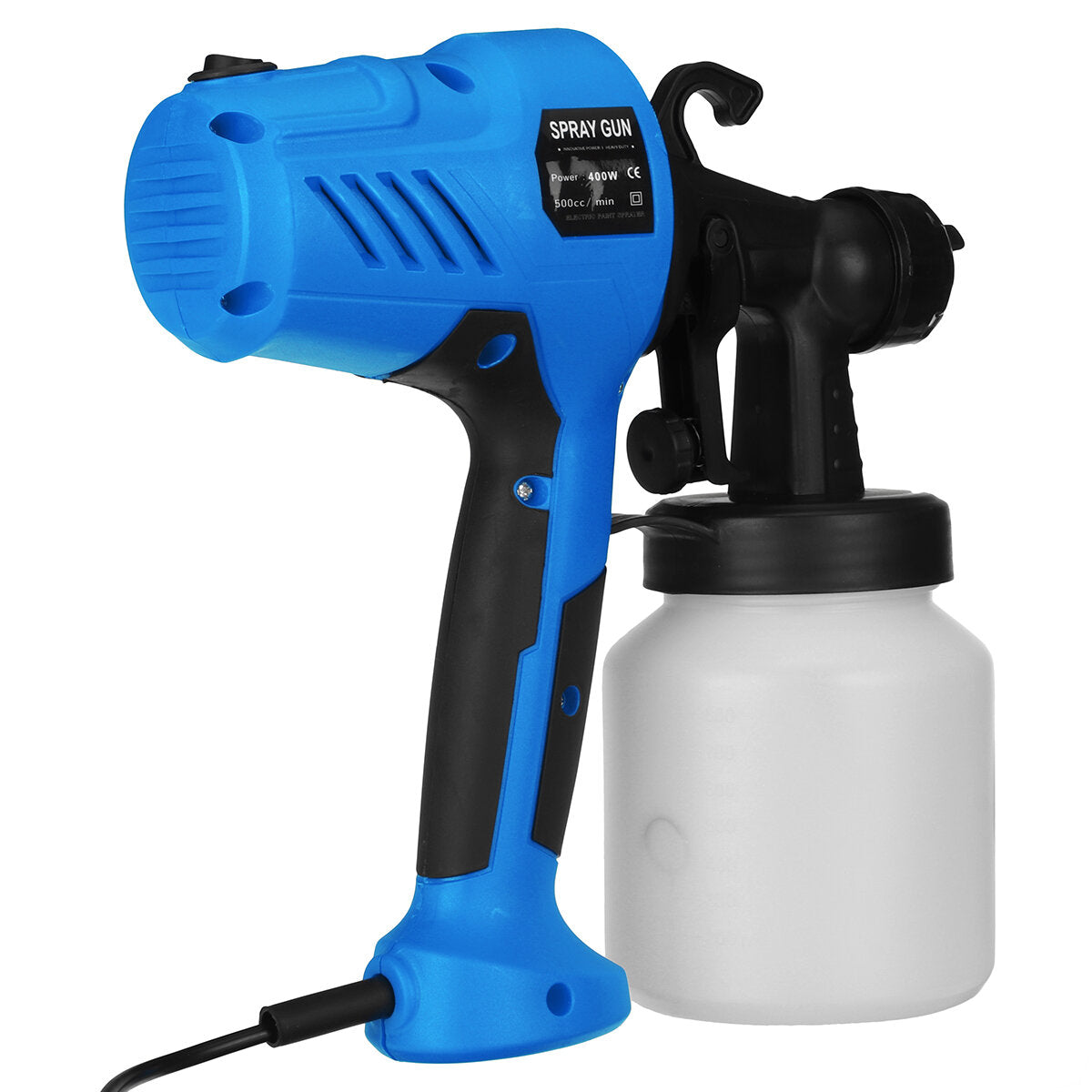 400W Electric Paint Sprayer Portable Handheld Paint Spray Guns for Indoor Home Fence DIY Painting Tool