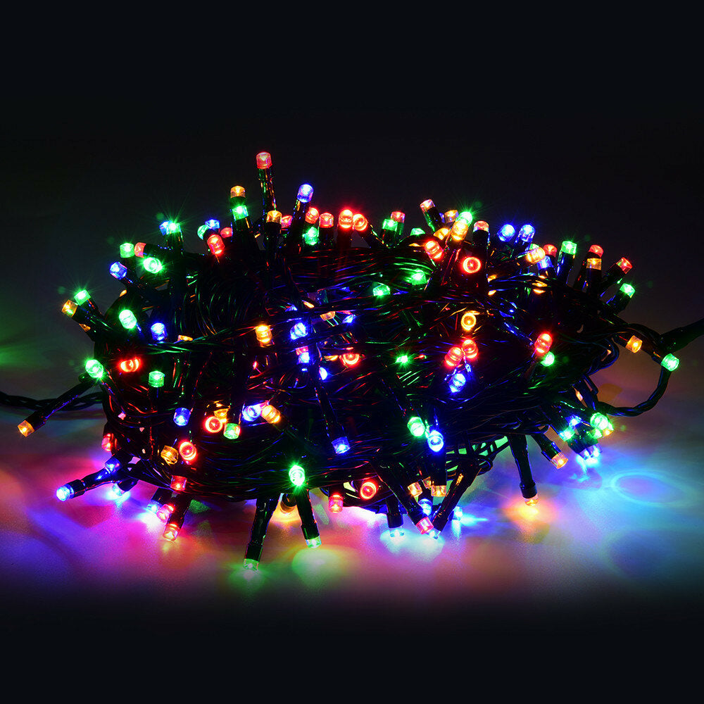 40m 300LED Battery Powered Light String Waterproof 8 Lighting Modes Holidays Party Christmas Tree Decorations