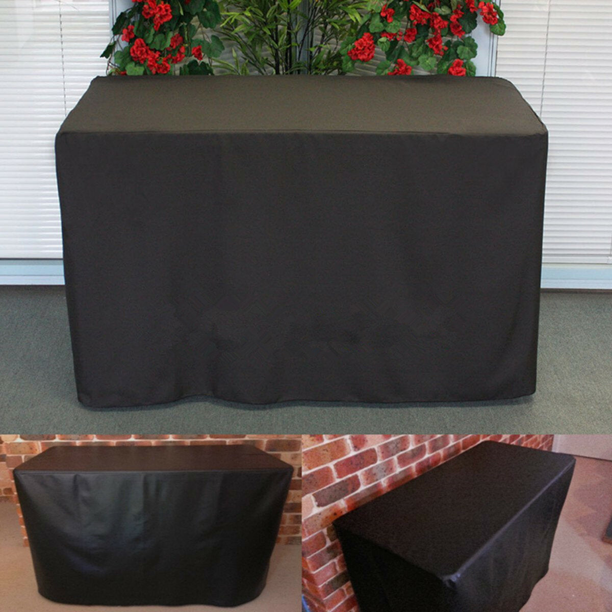 123x61x72CM Outdoor Trestle Table Anti-dust Cover Waterproof Desk Chair Protector