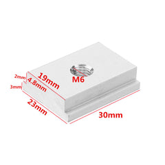 10pcs M6 T Slot Nut T-Track Sliding Nut For Woodworking Tool Slot Fastener
