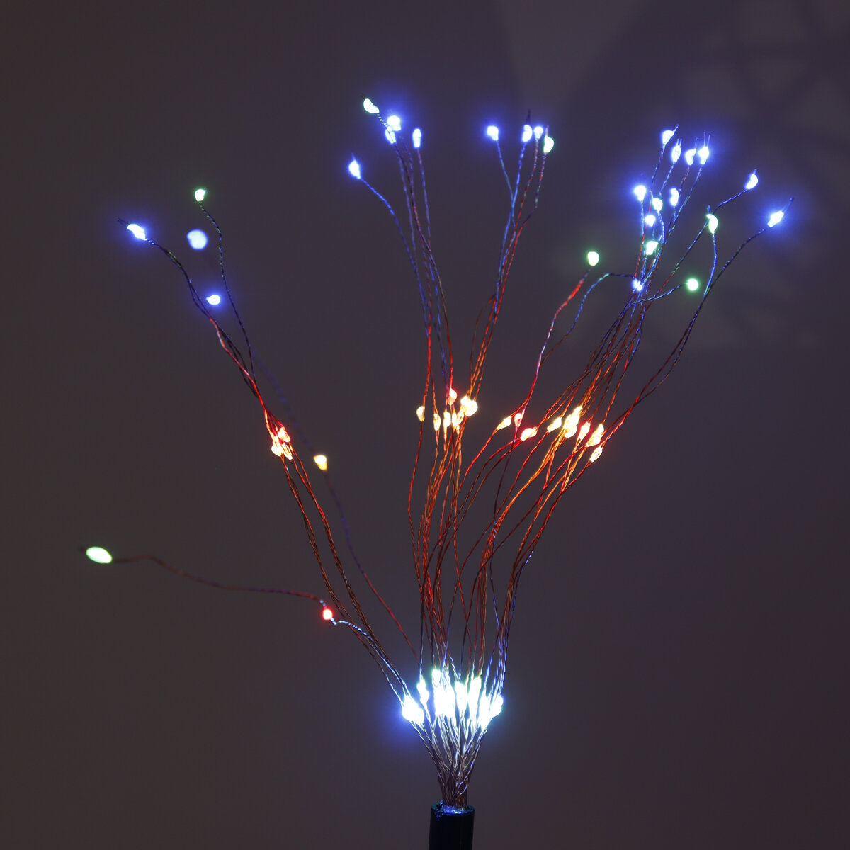 90/120/150 LED 2Modes Solar Garden Lights Solar Lights Solar Powered String Light with 2 Lighting Modes Twinkling and Steady-ON