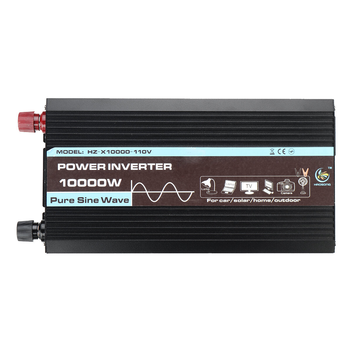 Dual Display 3000W Pure Sine Wave Inverter Car Household Power Inverter DC To AC Converter