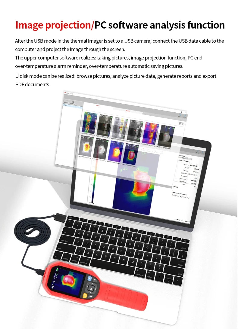GreenZech Industrial 690 Pro | 256x192 HD Thermal Imaging Camera | Professional Handheld Infrared Diagnostic Imager