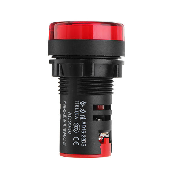 22mm Indicator Lamp Signal Light Lamp Panel Mount LED Power Indicator Red