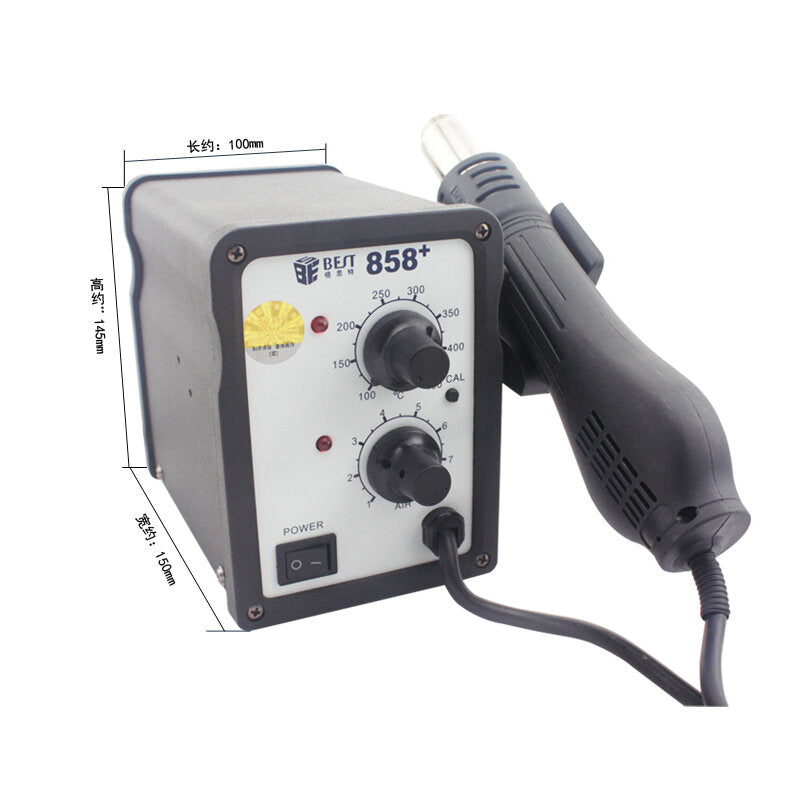 Lead-free Spiral Hot Air Gun Mobile Phone Repair Desoldering Station High-power Adjustable Hot Air