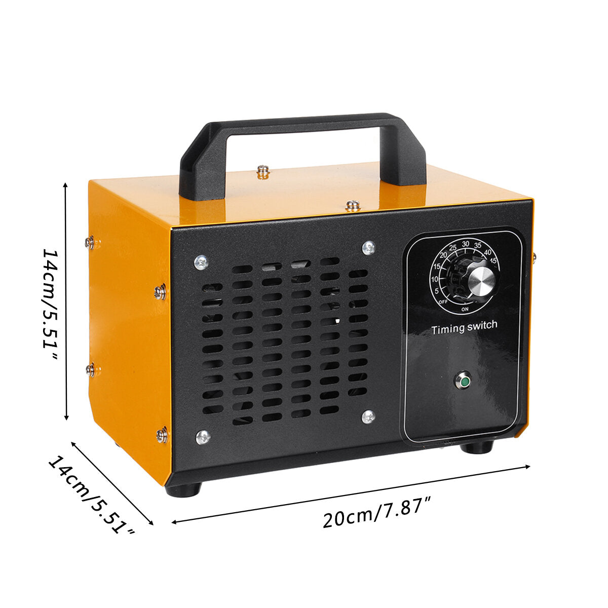 110W Ozone Generator Ozonator Air Purifier Machine Metal Timing Cleaner Home