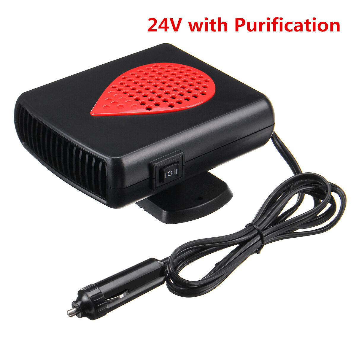 12V 24V Car Auto Portable Electric Heater Warmer Cooling Fan Defroster Demister