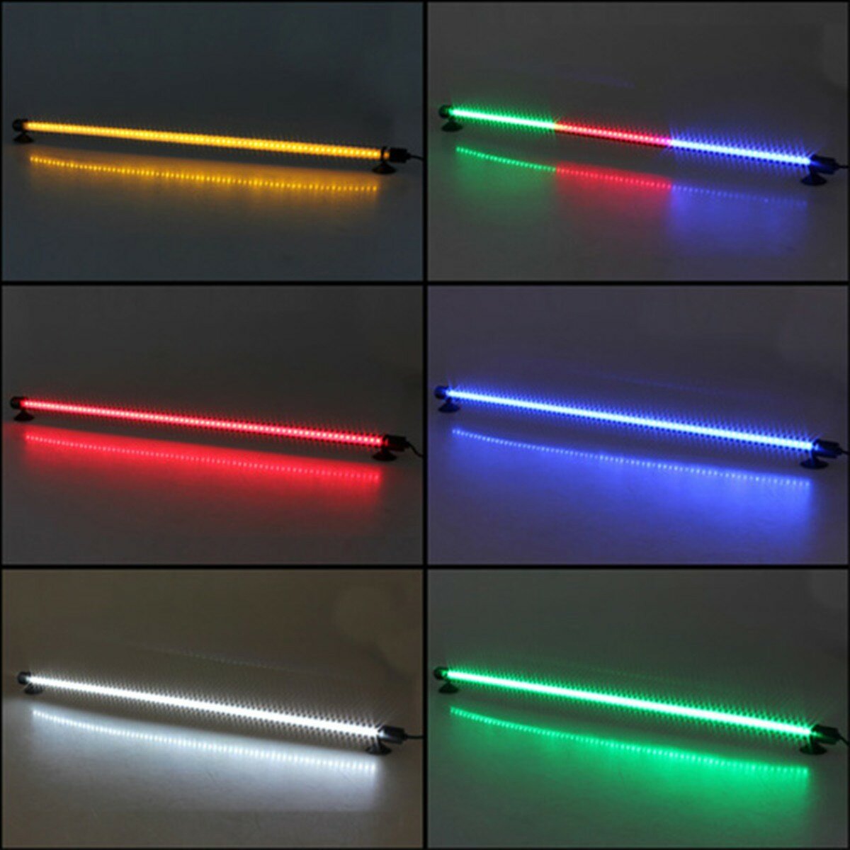 Blue White 62cm 69 LEDs Aquarium Tank Bar Light Waterproof Stick Strip Lamp 220V Fish