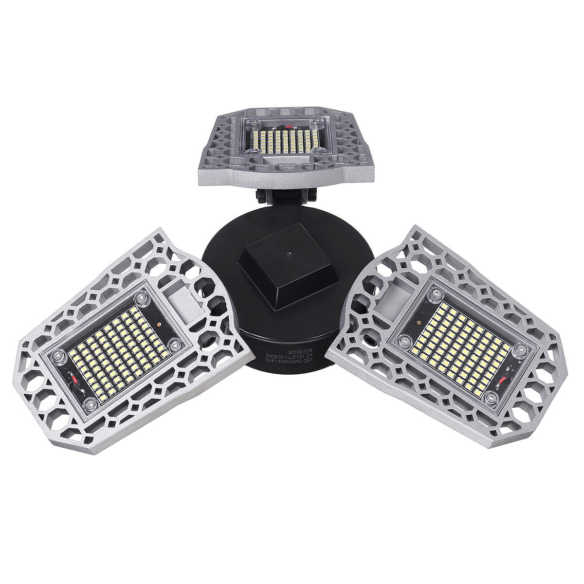 60W/80W/100W LED Garage Shop Work Lights Home Ceiling Fixture Deformable Workshop Lamp