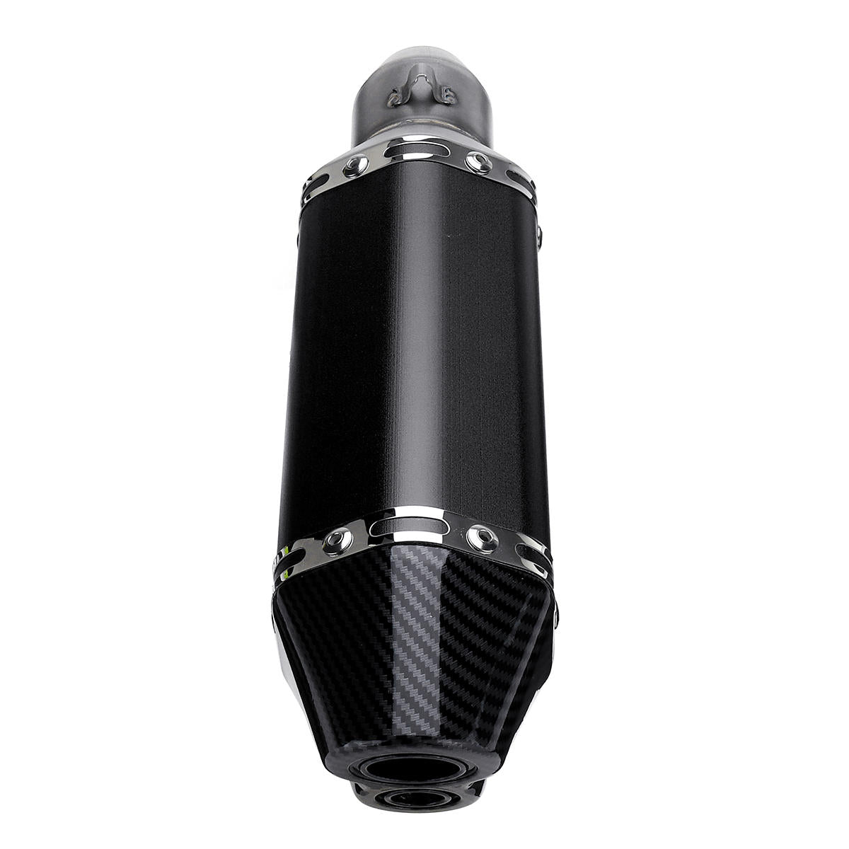 310mm Black Universal Motorcycle Dirt Bike ATV Exhaust Muffler Pipe DB Killer 38-51mm