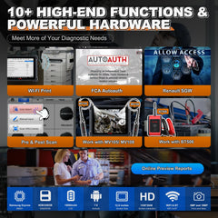 Ultra EV Advanced Diagnostics Tool High Voltage System Battery Pack Analysis Online ECU Programming Coding 5-in-1 VCMI RP1210 J2534 CAN FD