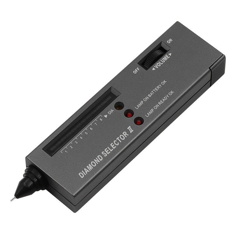 Diamond Tester Pen Portable Gemstone Detector Tool with LED Indicator