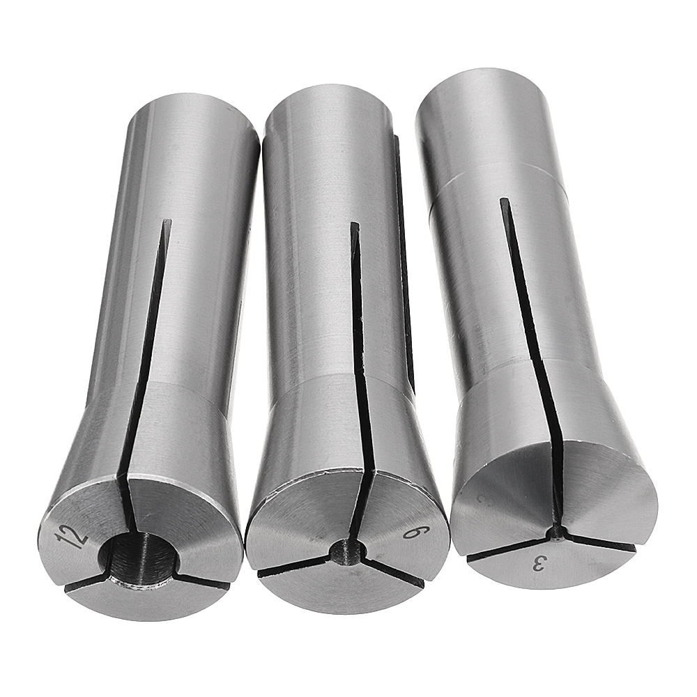 R8 Collet Chuck 3/6/12mm Diameter Plier R8 Spring Chuck Collet For Milling Lathe Tool